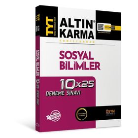 Altın Karma Yayınları TYT Sosyal Bilimler Komisyondan 10x25 Deneme