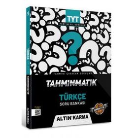 Altın Karma Yayınları TYT Türkçe Tahminmatik Soru Bankası