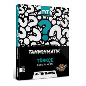 Altın Karma Yayınları TYT Türkçe Tahminmatik Soru Bankası