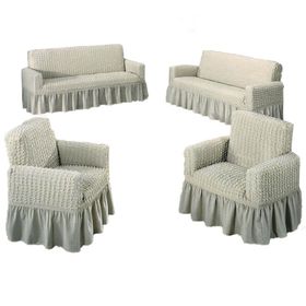 Altın Kelebek Bürümcük Maxi Gri (3+3+1+1) Koltuk Örtüsü
