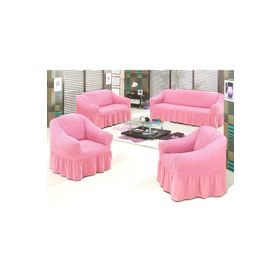 Altın Kelebek Bürümcük Standart Pembe (3+2+1+1) Koltuk Örtüsü