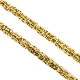 Altın Konak 5.5 mm 14 Ayar Kral Kalın Erkek Altın Zincir