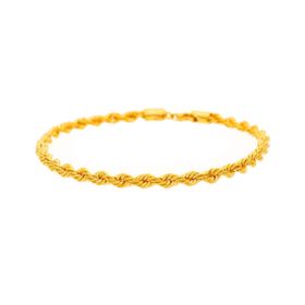 Altın Konak Örgü Zincir 22 Ayar Altın Bileklik