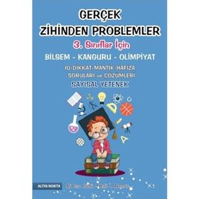 Altın Nokta Yayınları - 3.Sınıflar İçin Gerçekten Zihinden Problemler