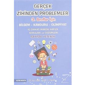Altın Nokta Yayınları - 3.Sınıflar İçin Gerçekten Zihinden Problemler