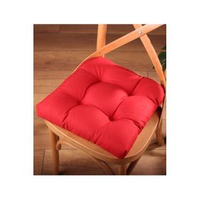 Altın Pamuk Gold Pofidik Bordo Özel Dikişli Bağcıklı 40x40 cm Sandalye Minderi