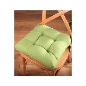 Altın Pamuk Gold Pofidik Yeşil Özel Dikişli Bağcıklı 40x40 cm Sandalye Minderi