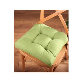 Altın Pamuk Gold Pofidik Yeşil Özel Dikişli Bağcıklı 40x40 cm Sandalye Minderi