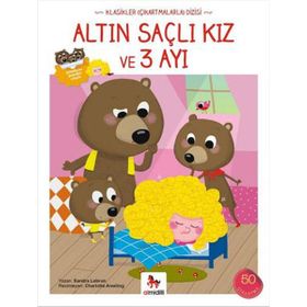 Altın Saçlı Kız ve 3 Ayı Çıkartmalarla - Sandra Lebrun