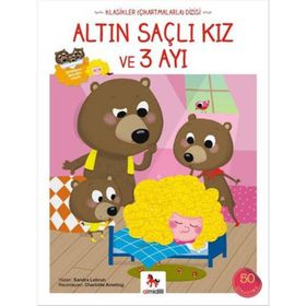 Altın Saçlı Kız ve 3 Ayı Çıkartmalarla - Sandra Lebrun