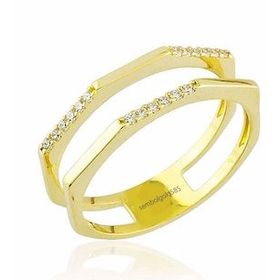 Altın Suyolu 14k Gold Taşlı Yüzük