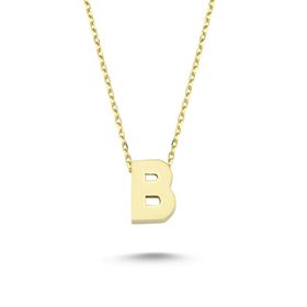 Altınbaş 0018124700012 Altın B Harfi Kolye