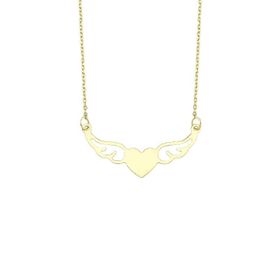 Altınbaş KLMK7095-24754 Kalpli Kanat Altın Kolye