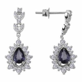 Altınbaş P319220 Pırlanta Safir Küpe