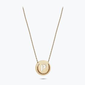 Altınbaş P367596 Pırlanta P Harfi Kadın Kolye