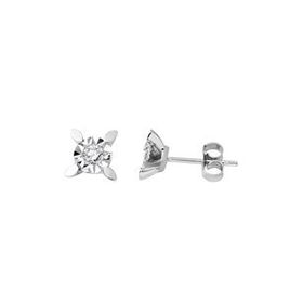 Altınbaş P379591 0.12 Karat Pırlanta Tektaş Küpe