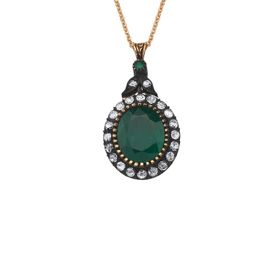 Altınbaş P394166 Elmas Zümrüt Kolye