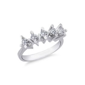 Altınbaş P399481 0.42 Karat Pırlanta Beştaş Yüzük