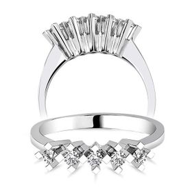 Altınbaş P399481 0.42 Karat Pırlanta Beştaş Yüzük