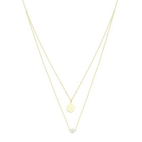 Altınbaş P403639 0.01 Karat Pırlanta Ametist İncili Kolye