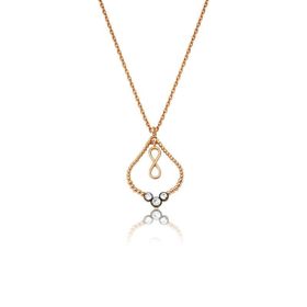 Altınbaş P422321 0.04 Karat Elmas Sonsuzluk Kolye