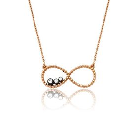 Altınbaş P422321 0.04 Karat Elmas Sonsuzluk Kolye