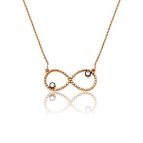 Altınbaş P422321 0.04 Karat Elmas Sonsuzluk Kolye