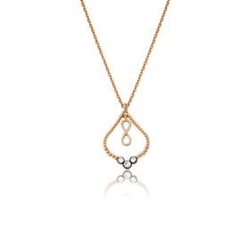 Altınbaş P422321 0.04 Karat Elmas Sonsuzluk Kolye