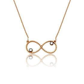 Altınbaş P422321 0.04 Karat Elmas Sonsuzluk Kolye
