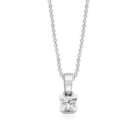 Altınbaş P485303 0.14 Karat Pırlanta Tektaş Kolye