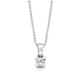 Altınbaş P485303 0.14 Karat Pırlanta Tektaş Kolye
