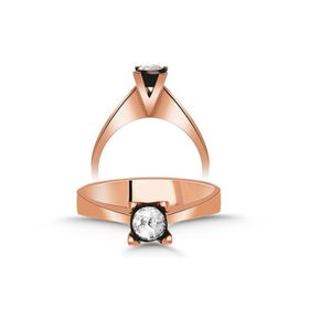 Altınbaş P495717 0.14 Karat Elmas Tektaş Yüzük