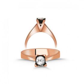 Altınbaş P495717 0.14 Karat Elmas Tektaş Yüzük