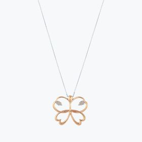 Altınbaş Pırlanta Mariposa Kolye