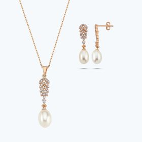 Altınbaş SET-TTKAS0586-24711 Altın İkili İnci Set