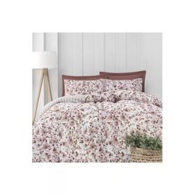 Altınbaşak Bice On Cinnamon 200x220 cm Ranforce Çift Kişilik Nevresim Takımı