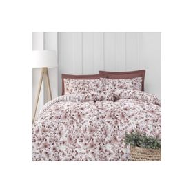 Altınbaşak Bice On Cinnamon 200x220 cm Ranforce Çift Kişilik Nevresim Takımı