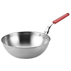 Altınbaşak Çelik Kırmızı Saplı 26 cm Wok Tava