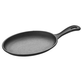 Altınbaşak Döküm Demir 24x17 cm Oval Saplı Fajita Tavası