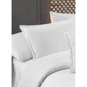 Altınbaşak Infinity Lace Poplin Çift Kişilik 200x220 cm Beyaz Nevresim Takımı