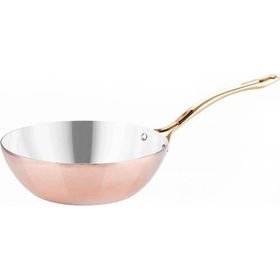 Altınbaşak Multi Metal 26 cm Bakır Wok Tava