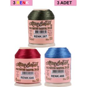 Altınbaşak No: 646-466-367 3 Adet 20 gr Oya ve Dantel İpi