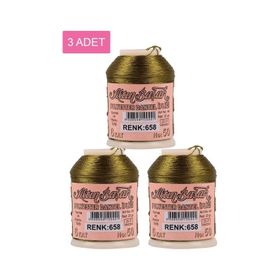 Altınbaşak No: 658 3 Adet 20 gr Oya ve Dantel İpi