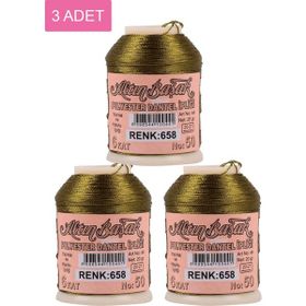 Altınbaşak No: 658 3 Adet 20 gr Oya ve Dantel İpi