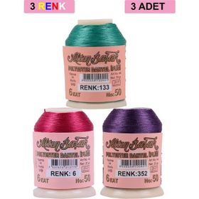 Altınbaşak Royaleks No: 006-352-133 3 Adet 20 gr Oya ve Dantel İpi