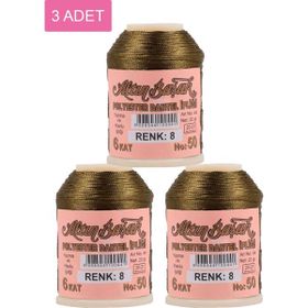 Altınbaşak Royaleks No: 008 3 Adet 20 gr Oya ve Dantel İpi