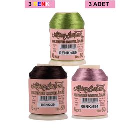 Altınbaşak Royaleks No: 029-694-489 3 Adet 20 gr Oya ve Dantel İpi