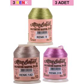 Altınbaşak Royaleks No: 142-318-009 3 Adet 20 gr Oya ve Dantel İpi