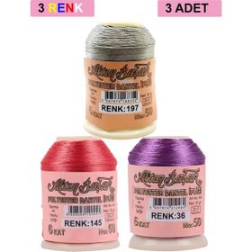 Altınbaşak Royaleks No: 145-036-197 3 Adet 20 gr Oya ve Dantel İpi