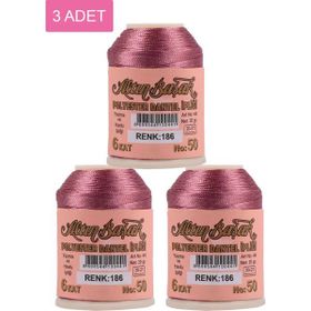 Altınbaşak Royaleks No: 186 3 Adet 20 gr Oya ve Dantel İpi